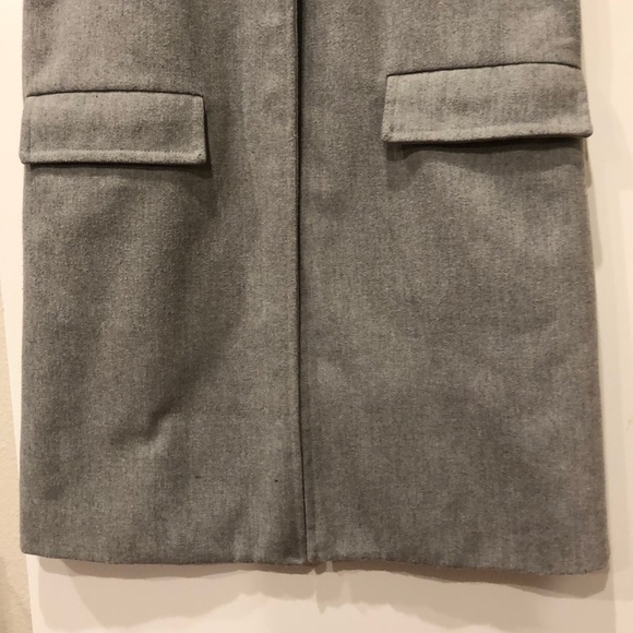 JOA Gray Long Vest sleeveless coat - Picture 4 of 10